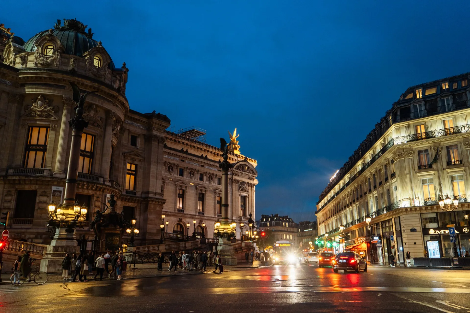 Paris à l'heure bleue, le Palais Garnier